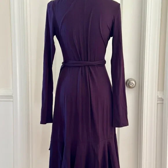 Moda International Long-Sleeve Wrap Dress - Picture 3 of 8